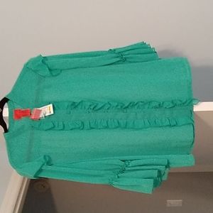 Cristina women's green blouse